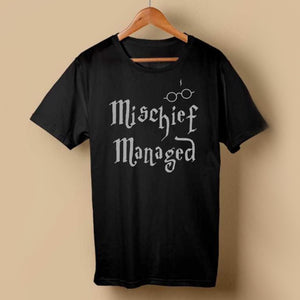 MISCHIEF MANAGED HALF SLEEVES T-SHIRT